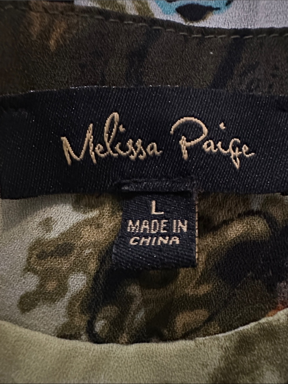 Melissa Paige Women's Sleeveless Floral Top size Large - Picture 5 of 10